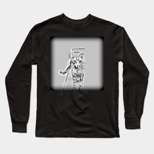 Ol fashioned hungry cat Long Sleeve T-Shirt